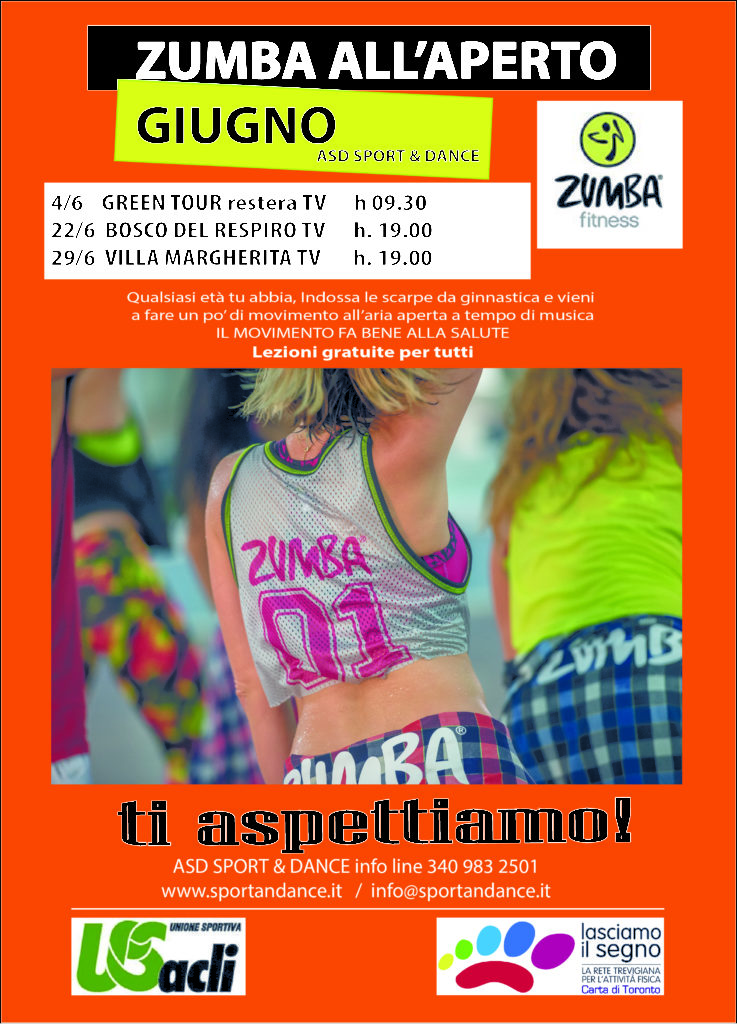 ZUMBA GRATIS ALL'APERTO TREVISO