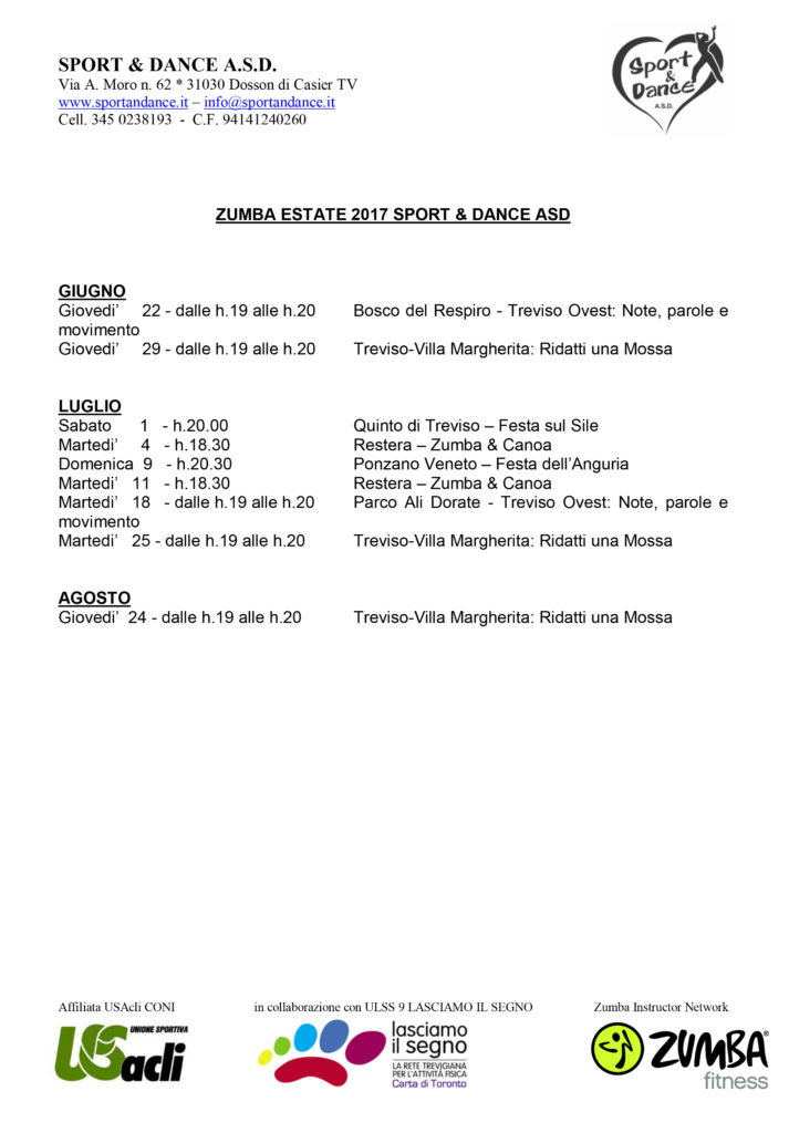 ASD SPORT & DANCE Via A