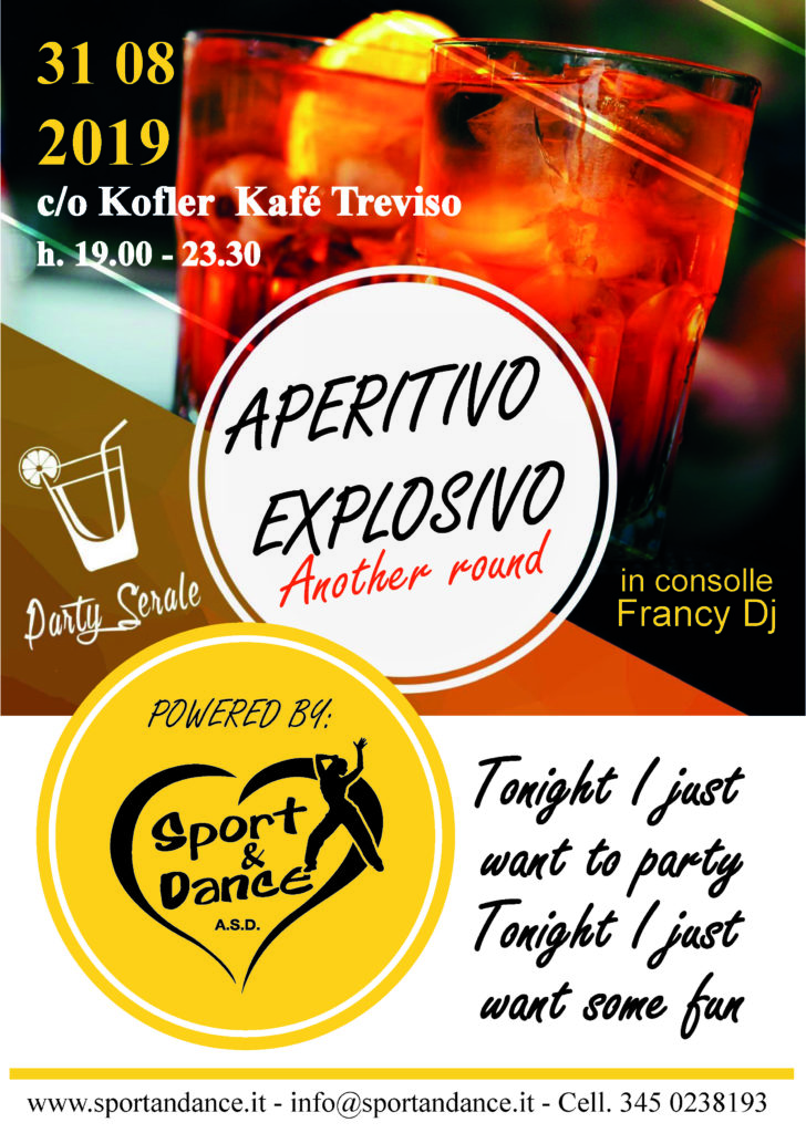 APERTIVO EXPLOSIVO SPORT & DANCE ZUMBA & REGGAETON