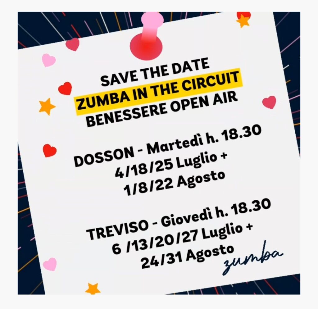 ZUMBA IN THE CIRCUIT DOSSON E TREVISO